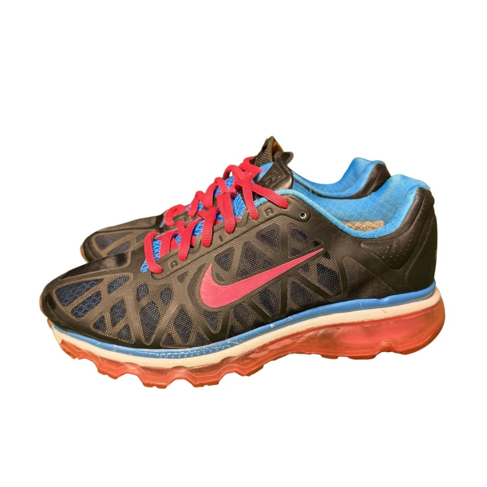 Nike Air Max 2011 NIKEID Destiny Black Pink Blue 455537-991 Womens 8.5